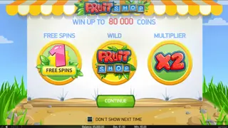 Fruit Shop bonuses